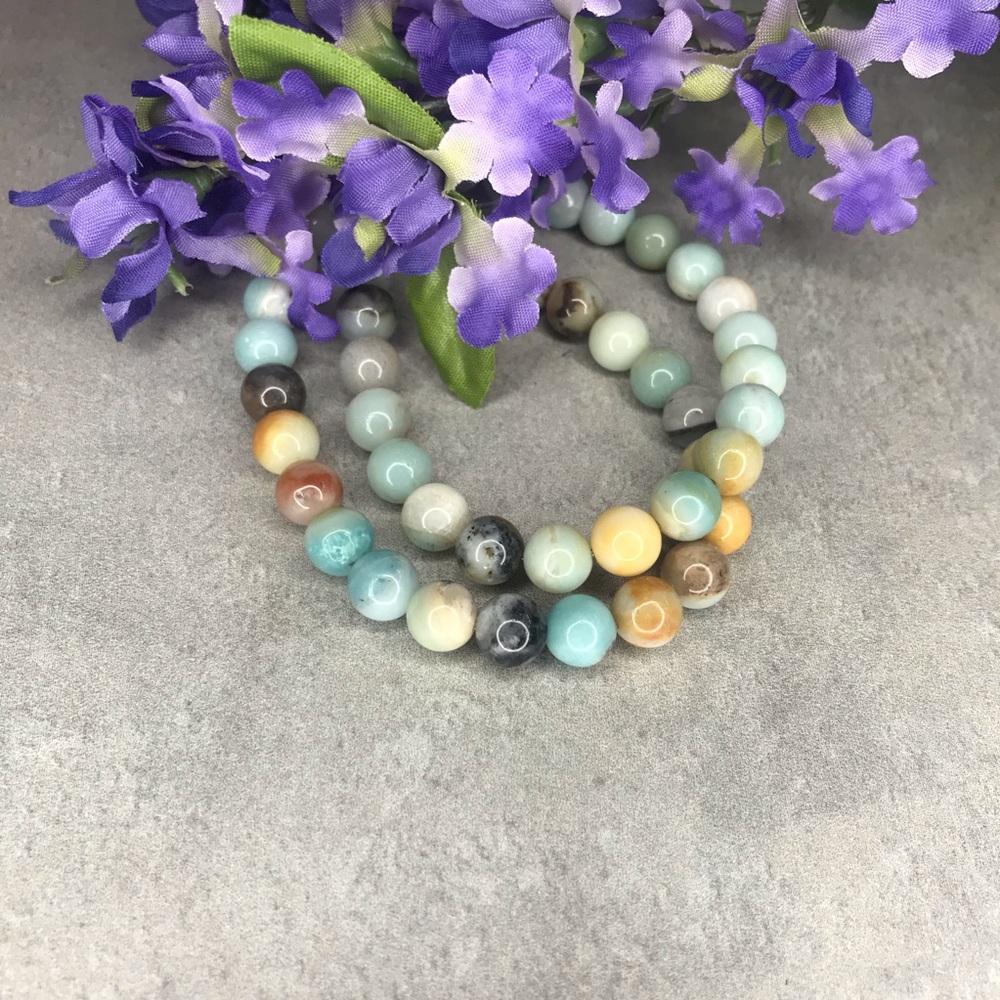 Amazonite bracelet - Picture 2 of 3